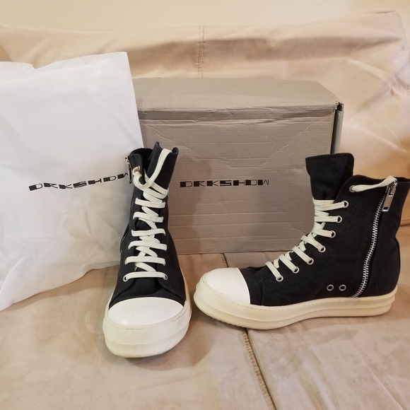 Rick Owens Drkshdw Canvas Hightop 